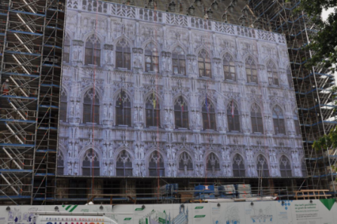 call: Light artwork for Leuven Town Hall (Belgium)